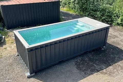 Piscina Premium Cinzento Antracite